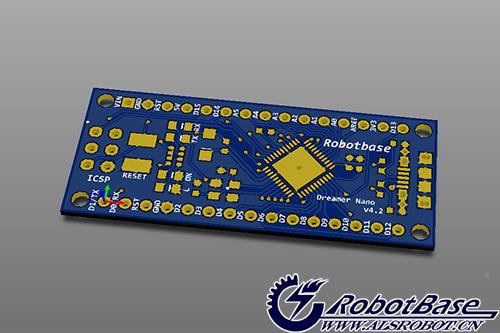 未添加3D封装的Arduino mini预览图