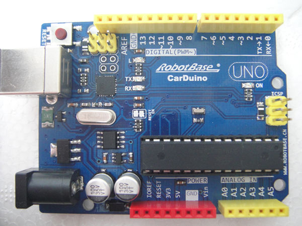 深圳制汇节展示兼容Arduino开发板CarDuino